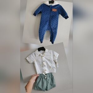 Bundle Tahari 6 To 9 Months New Without Tags & Carters 6 Months Outfit